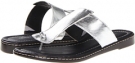 Silver Metallic Kid Donald J Pliner Glide for Women (Size 6)