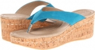 Turquoise Soft Nubuk Donald J Pliner Shana 2 for Women (Size 9.5)