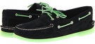 Black/Green Sperry Top-Sider A/O 2-Eye Ice Suede for Men (Size 8.5)