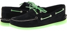 Black/Green Sperry Top-Sider A/O 2-Eye Ice Suede for Men (Size 8)