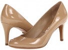 Dark Nude Patent Michael Kors Collection Liana for Women (Size 6.5)