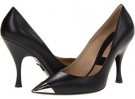 Black Smooth Calf Michael Kors Collection Evelyn for Women (Size 7.5)