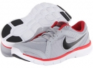 Wolf Grey/Gym Red/White/Black Nike Flex Experience Run 2 for Men (Size 6.5)