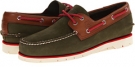 Brown/Dark Green Sperry Top-Sider Boat Lite 2-Eye for Men (Size 8)