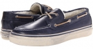 Navy Burnished Sperry Top-Sider Winterized Burnished Bahama 2-Eye for Men (Size 10)