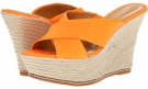 Orange Fabric Nine West Dashall for Women (Size 8.5)