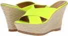 Light Yellow Fabric Nine West Dashall for Women (Size 10.5)