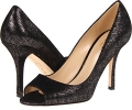 Black Metal Print Suede Kate Spade New York Cris for Women (Size 8.5)