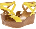 Yellow Croc Nine West RolleUp for Women (Size 8)