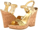Gold Synthetic Nine West Trickster for Women (Size 6.5)