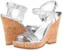 Silver Synthetic Nine West Trickster for Women (Size 6.5)