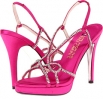 Magenta Satin E! Live from the Red Carpet Daphne for Women (Size 9)