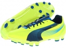 Fluo Yellow PUMA evoSPEED 4.2 FG Wn's for Women (Size 7.5)