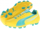 Vibrant Yellow/Spectra Green PUMA evoSPEED 5.2 FG Wn's for Women (Size 6)