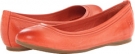 Coral Soft Vintage Leather Frye Agnes Ballet for Women (Size 8.5)