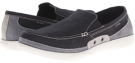 Black/Charcoal Crocs Walu Accent Loafer for Men (Size 7)
