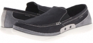 Black/Charcoal Crocs Walu Accent Loafer for Men (Size 8)