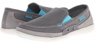 Charcoal/Electric Blue Crocs Walu Accent Loafer for Men (Size 8)