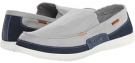 Light Grey/Navy Crocs Walu Accent Loafer for Men (Size 8)