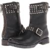 Black Stone Wash Frye Veronica Biker Zip for Women (Size 6.5)