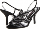 Black Leaf Satin Nina Vermont for Women (Size 6)