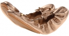 Gold Blush Metallic Nappa Aerin Antibes for Women (Size 6)