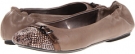 Plover Grey/Dark Brown Python Sofft Maybell for Women (Size 7)