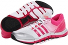 Metallic Silver/Blast Pink/Blast Pink adidas adipure CrazyQuick Trainer for Women (Size 10)