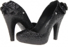 Black Glitter Melissa Shoes Melissa Incense Glitter for Women (Size 6)