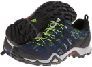 Solar Blue/Black/Solar Slime-Print adidas Outdoor Terrex Swift R for Men (Size 7.5)