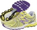 Yellow/Purple New Balance W870v3 for Women (Size 10)