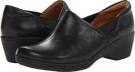 Black Leather Clarks England Un.Lory for Women (Size 9)