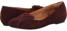 Burgundy Suede Clarks England Valley Isle for Women (Size 8.5)