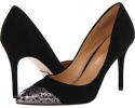 Black/Anthracite Suede Badgley Mischka Blush for Women (Size 8.5)