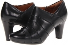 Black Leather Clarks England Society Gown II for Women (Size 11)