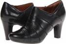 Black Leather Clarks England Society Gown II for Women (Size 9.5)