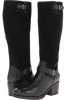 Black Leather/Black Suede Clarks England Mojita Crush for Women (Size 7)