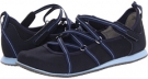 Navy Fabric/Light Blue Clarks England Poppy Bloom for Women (Size 8)