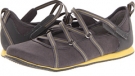 Grey Fabric/Yellow Clarks England Poppy Bloom for Women (Size 12)