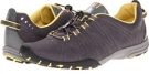 Dark Grey Fabric/Yellow Clarks England Sprint Xenon for Women (Size 12)