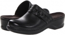 Black Leather Clarks England Lexi Redwood for Women (Size 11)