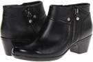 Black Leather Clarks England Ingalls Thames for Women (Size 9)