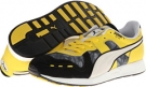 Dark Shadow/Black/Vibrant Yellow PUMA RS100 for Men (Size 6.5)