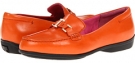 Orange Leather Isaac Mizrahi New York Cady for Women (Size 5)