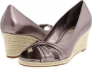 Gunsmoke Metallic Nappa Cole Haan Air Camila OT Wedge 65 for Women (Size 8.5)