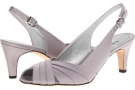 Silver Satin Vaneli Majesta for Women (Size 10.5)