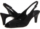 Black Satin Vaneli Majesta for Women (Size 8)