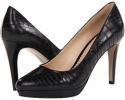 Black Croc Nine West Beautie for Women (Size 8.5)