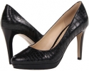 Black Croc Nine West Beautie for Women (Size 6)