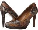 Cognac Multi Synthetic 2 Nine West Beautie for Women (Size 5.5)